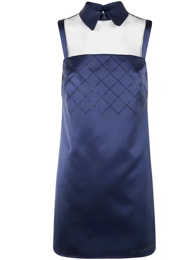 Elisabetta Franchi Mini Dress By  In Blue