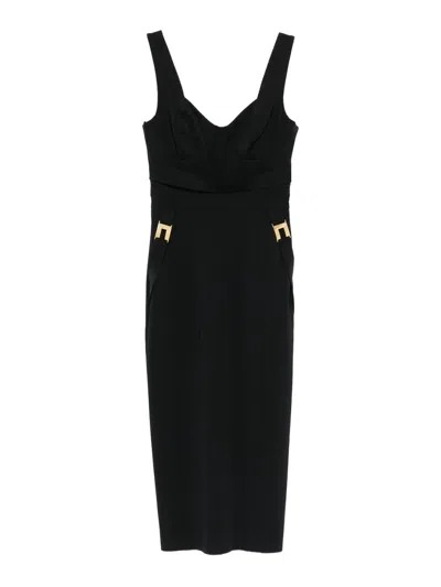 ELISABETTA FRANCHI VESTIDO CORTO - NEGRO