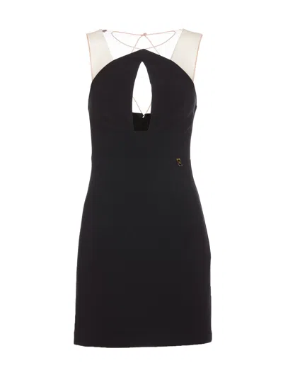 Elisabetta Franchi Mini Dress In Black