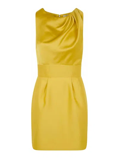 Elisabetta Franchi Mini Dress In Orange