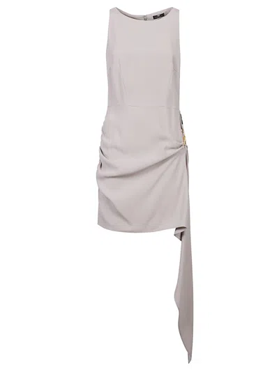 Elisabetta Franchi Mini Dress In Grey