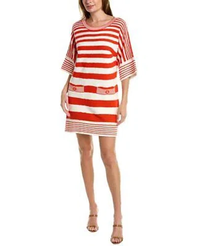 Pre-owned Elisabetta Franchi Mini Dress Women's Red 40