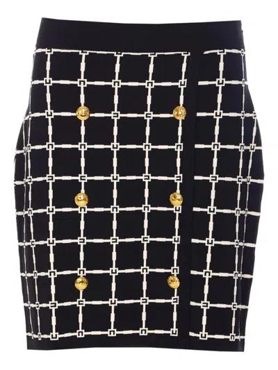 Elisabetta Franchi Mini Knit Skirt By