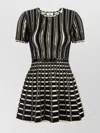 Elisabetta Franchi Viscose Dress With Micro-ruffles