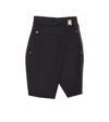 Elisabetta Franchi Button-detailed Mini Skirt In Black