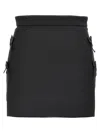 Elisabetta Franchi Bow Side Embellishments Mini Skort