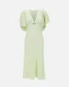 Elisabetta Franchi Mint Viscose Crepe Dress