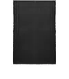 Elisabetta Franchi Monogram-jacquard Frayed Scarf In Black