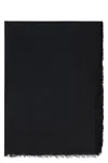 Elisabetta Franchi Modal And Viscose Blend Scarf In Black