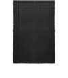 Elisabetta Franchi Monogram-jacquard Frayed Scarf In Black