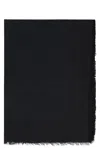 Elisabetta Franchi Modal And Viscose Blend Scarf In Black