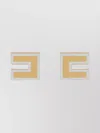 Elisabetta Franchi Modern Geometric Two-tone Earrings