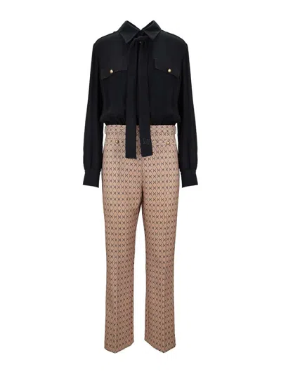 Elisabetta Franchi Suit In Brown