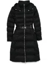 Elisabetta Franchi Monogram Coat In Black