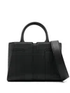 Elisabetta Franchi Monogram Tote Bag In Black