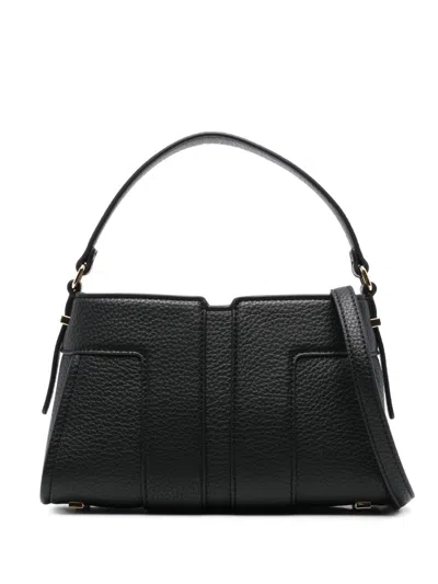 Elisabetta Franchi Monogram Tote Bag In Black