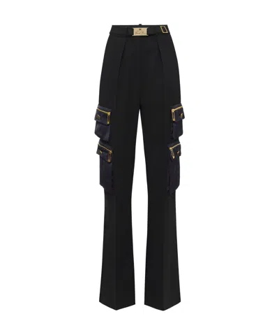 ELISABETTA FRANCHI ELISABETTA FRANCHI BELTED CARGO PANTS