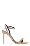 Elisabetta Franchi Nappa Leather Sandal With Enamelled Horsebit