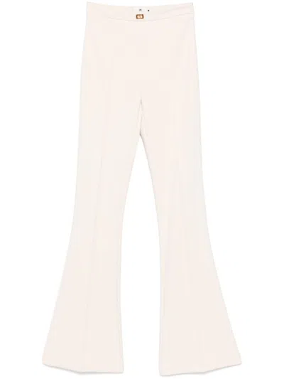 ELISABETTA FRANCHI NATURAL FLARED PANT