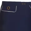 Elisabetta Franchi Navy Blue Mini Skirt In Blue