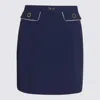 ELISABETTA FRANCHI ELISABETTA FRANCHI NAVY BLUE MINI SKIRT