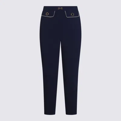 ELISABETTA FRANCHI NAVY BLUE PANTS