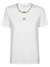 Elisabetta Franchi Neck Decor Sweater In White
