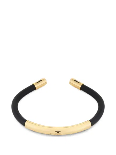 Elisabetta Franchi Necklace With Jewel Plaque In Gold