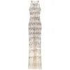 Elisabetta Franchi Pixel-pattern Sequin-embroidered Tulle Red Carpet Dress