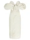Elisabetta Franchi Off-the-shoulder Dress In White
