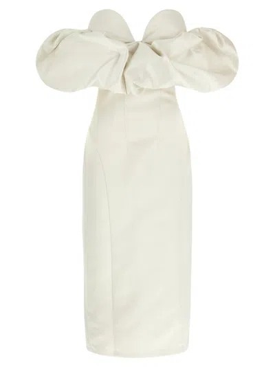 ELISABETTA FRANCHI OFF-THE-SHOULDER DRESS