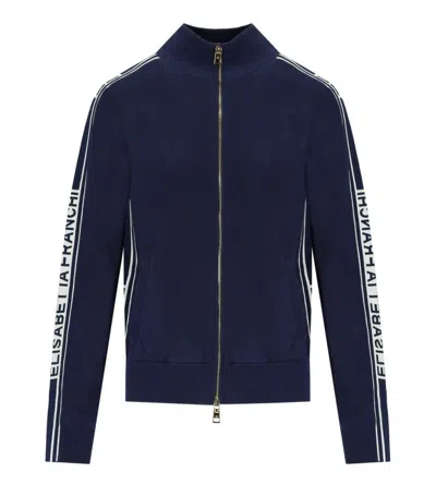 Elisabetta Franchi Oltremare Cardigan With Bands