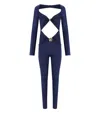 Elisabetta Franchi Oltremare Jumpsuit With Maxi Bow