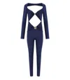 Elisabetta Franchi Oltremare Jumpsuit With Maxi Bow