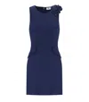 Elisabetta Franchi Oltremare Sheath Dress With Brooch