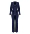Elisabetta Franchi Oltremare Smoking Jumpsuit In Blue