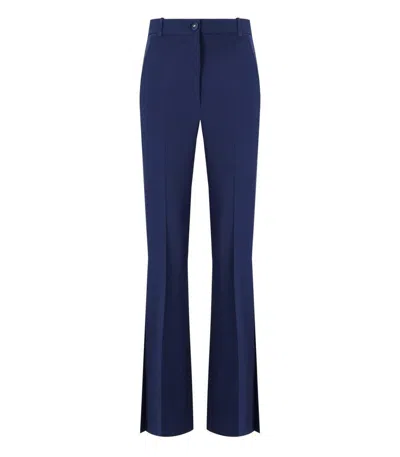 Elisabetta Franchi Oltremare Smoking Trouser In Blue