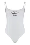 Elisabetta Franchi One-piece Swimsuit In White