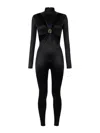 Elisabetta Franchi Cut-out Jumpsuit In Black