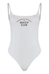 Elisabetta Franchi One-piece Swimsuit In White