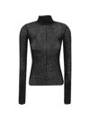 Elisabetta Franchi Openwork Sweater In Black