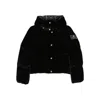 Elisabetta Franchi Hooded Puffer Jacket In Black