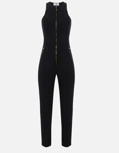 ELISABETTA FRANCHI ELISABETTA FRANCHI OVERALL WITH ZIP DETAILS