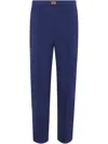 Elisabetta Franchi Regular Classic Trousers In Blue