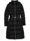 Elisabetta Franchi Monogram Coat In Black  