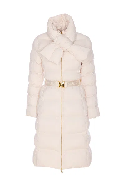 Elisabetta Franchi Padded Coat In White