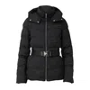 Elisabetta Franchi Designer Logo Print Eco-friendly Down Jacket In Black