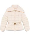 Elisabetta Franchi Padded Jacket In White