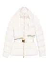 Elisabetta Franchi Tailored Minimalistic Jacket With Structured Shoulders In Neutral