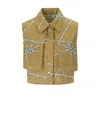 Elisabetta Franchi Logo-print Sleeveless Shirt In Green